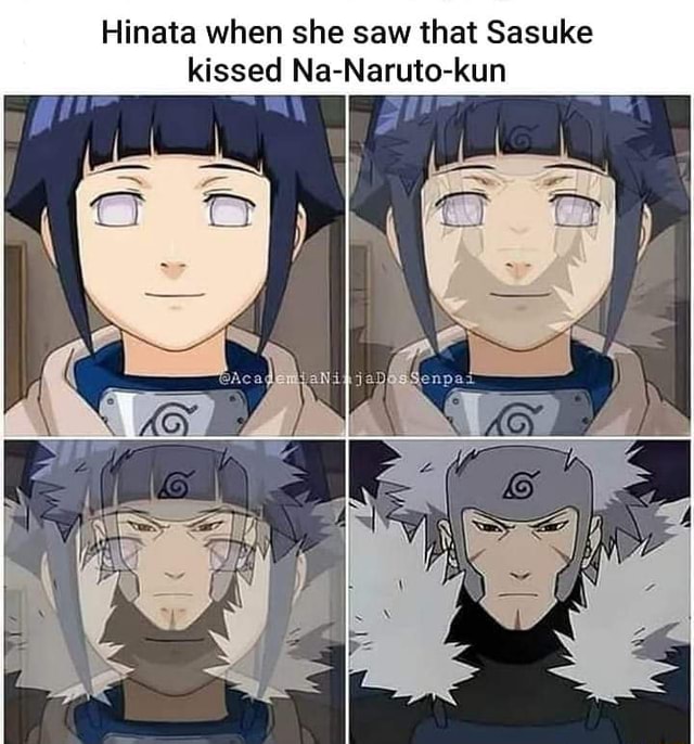 Hinata When She Saw That Sasuke Kissed Na Naruto kun 
