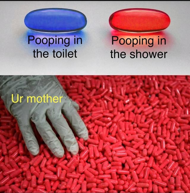 Pooping Pooping in the toilet the shower Ur mother iFunny