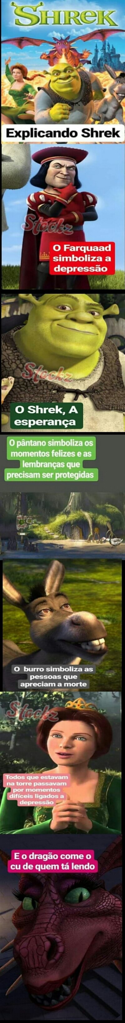 Shrek: é meu pântano Burro: nosso pântano - iFunny Brazil