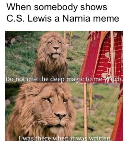 Meme Mondays: The Chronicles of Narnia by C.S. Lewis