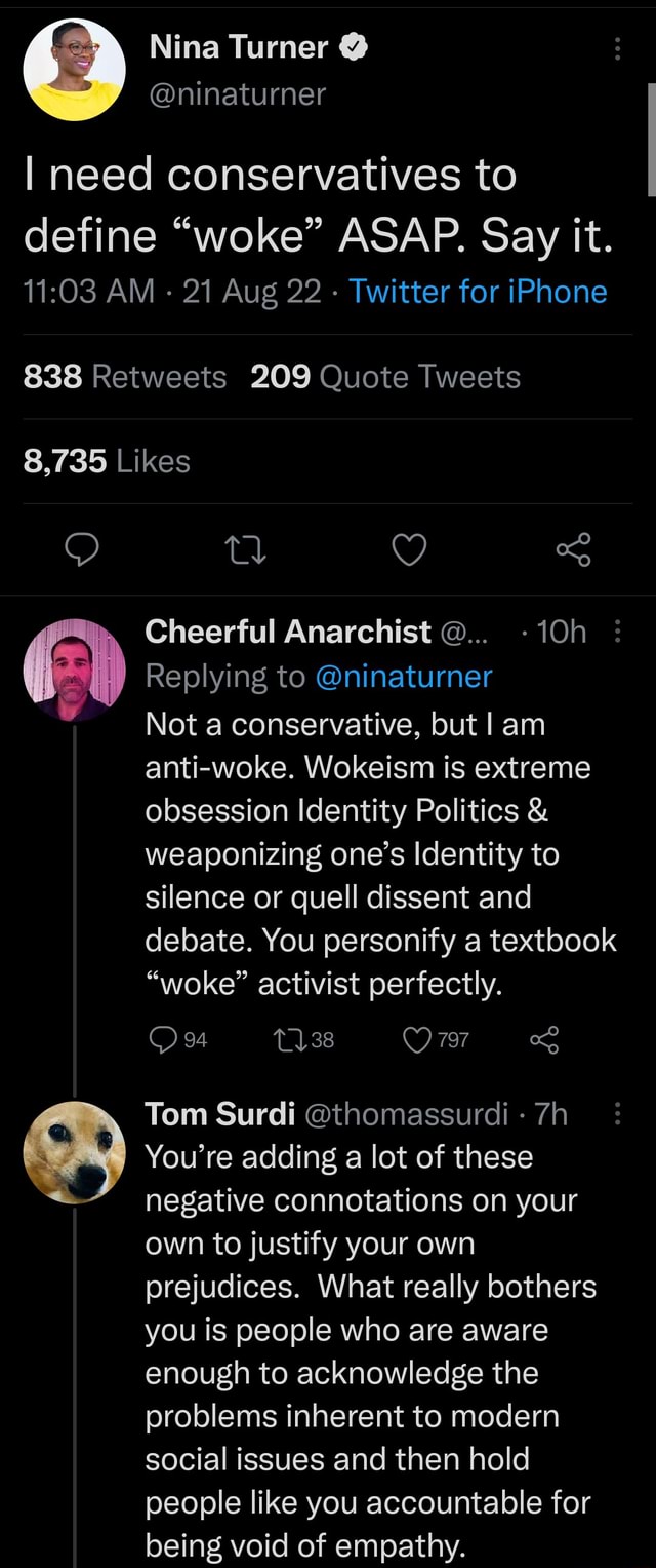Nina Turner Need Conservatives To Define woke ASAP Say It AM 21 Nina turner need conservatives to define woke asap say it am 21