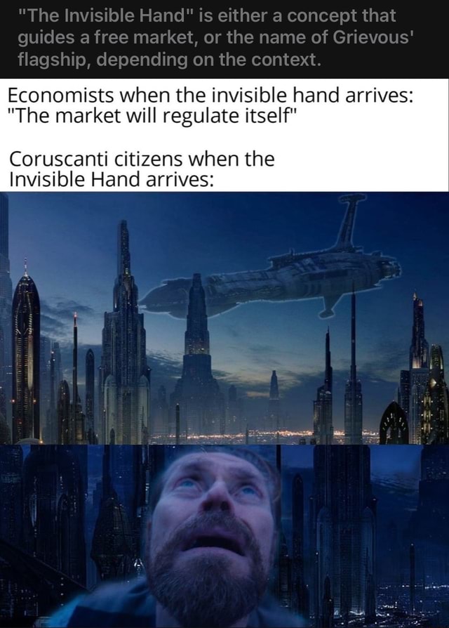 "The Invisible Hand" is either a concept that guides a free market, or