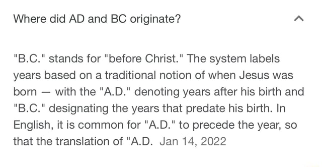 where-did-ad-and-bc-originate-b-c-stands-for-before-christ-the