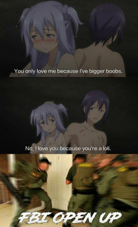 You Only Love Me Because I Ve Bigger Boobs No Love You Because You Re A Loli