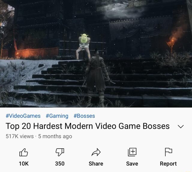#VideoGames #Gaming #Bosses Top 20 Hardest Modern Video Game Bosses v ...