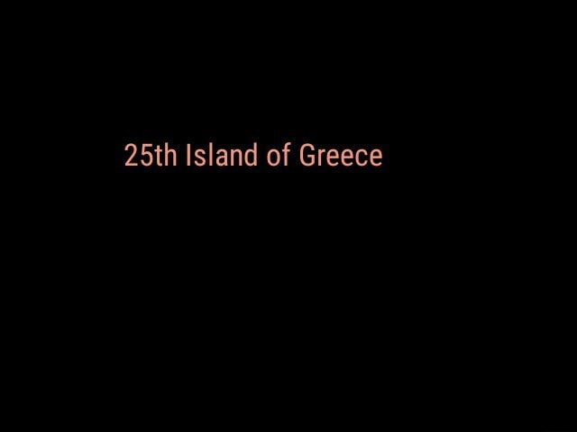 25th Island Of Greece