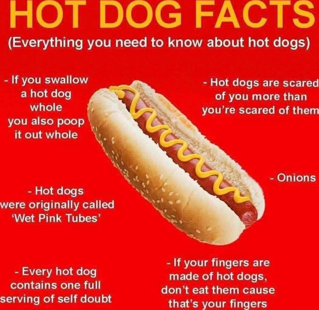 HOT DOG FACTS (Everything you need to know about hot dogs) - If you ...