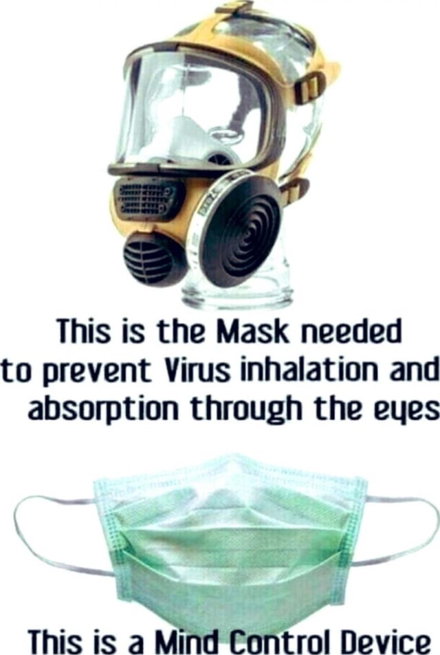 This is the Mask needed to prevent Virus inhalation and absorption ...