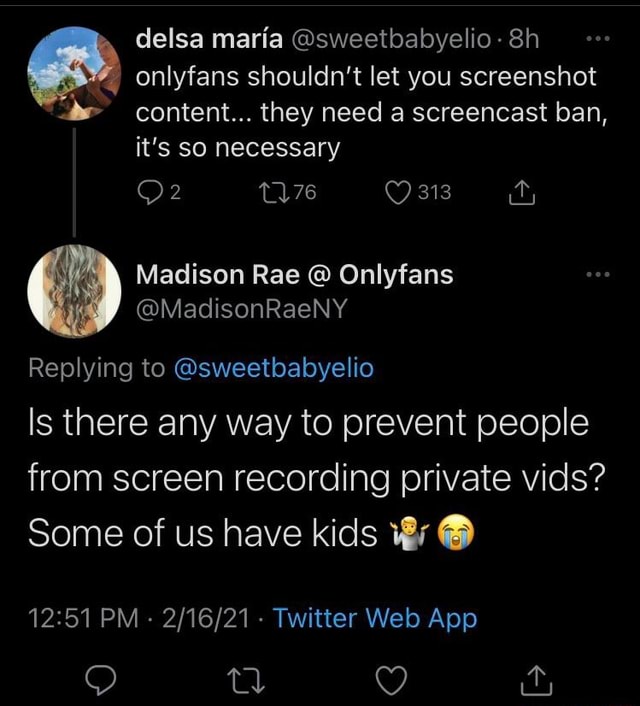 Can people screenshot onlyfans