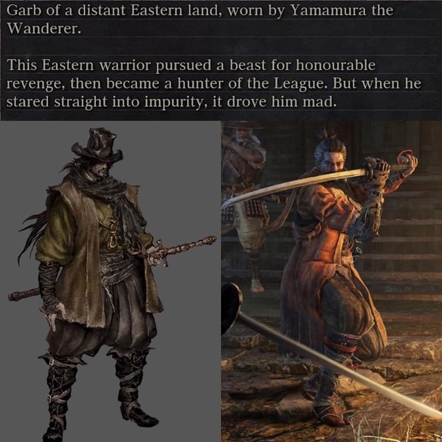 Garb of a digtant Eastern land, Worn by Yamamura the Wanderer. This ...