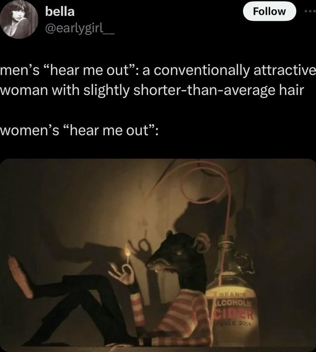 Men s hear Me Out A Conventionally Attractive Woman With Slightly 