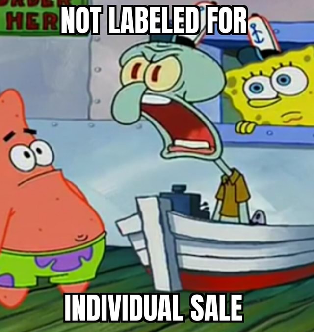 NOT LABELED FOR INDIVIDUAL SALE iFunny