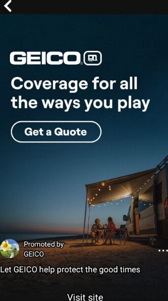 GEICO Coverage for all the ways you play Get a Quote GEICO Let GEICO ...