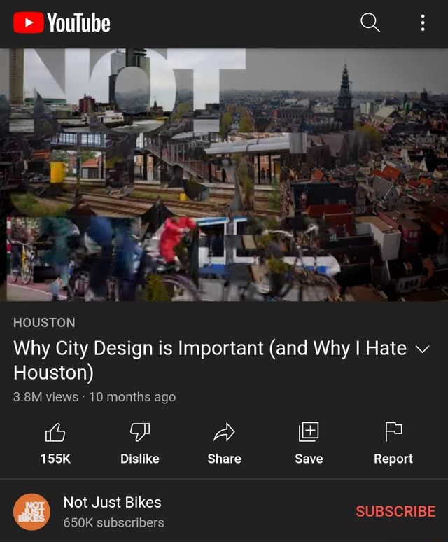 > YouTube HOUSTON Why City Design is Important (and Why I Hate v