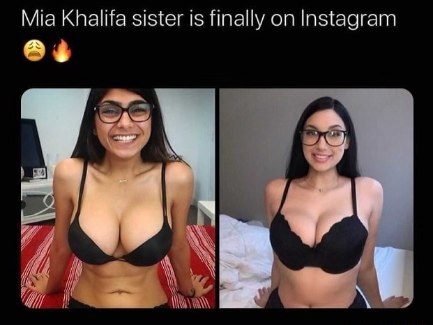 Does mia khalifa have a sister