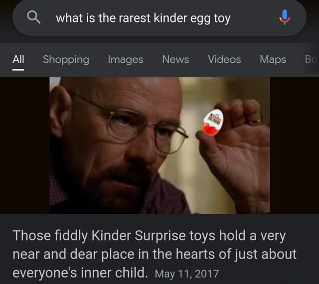 What is the rarest kinder egg toy all shopping images news videos maps
