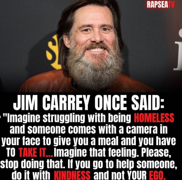 JIM CARREY ONCE SAID: 