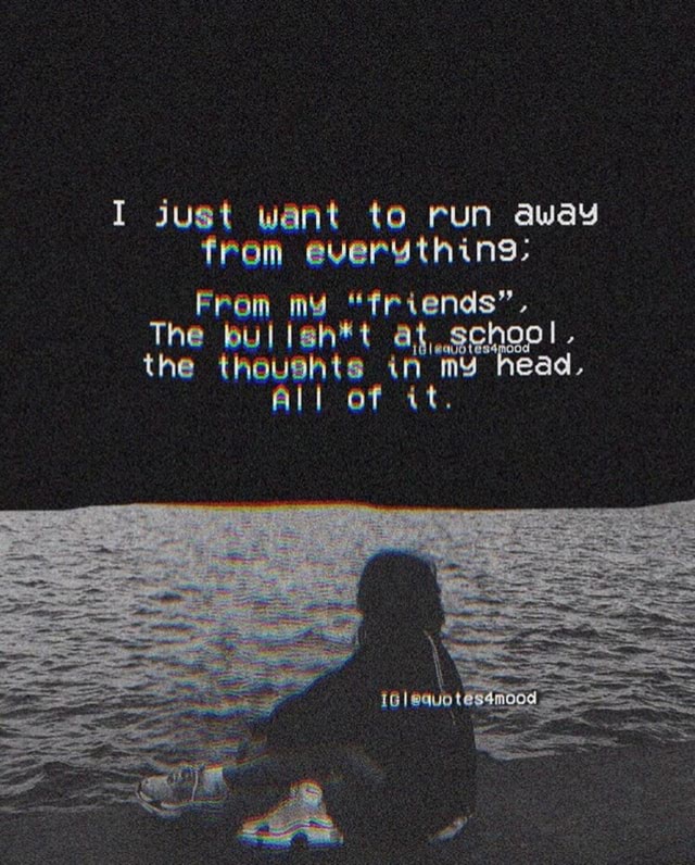 I just want to run away - iFunny :)