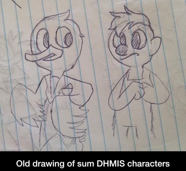 Old drawing of sum DHMIS characters - Old drawing of sum DHMIS ...