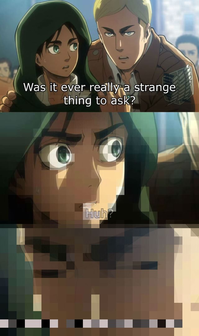 Daily Erwin meme 2024 - Was it 'strange thing to ask? - iFunny