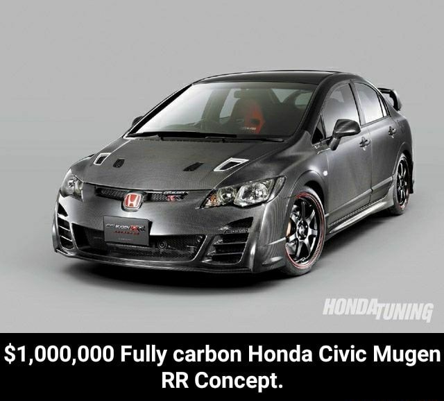 1 000 000 Fully Carbon Honda Civic Mugen Rr Concept 1 000 000 Fully Carbon Honda Civic Mugen Rr Concept