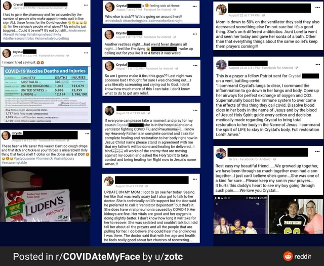 From R Covidatemyface Crystal Had To Go In The Pharmacy And I M Astounded By The Number Of People Who Make Appointments Wait In Line Sign All These Forms For The Covid Vaccine