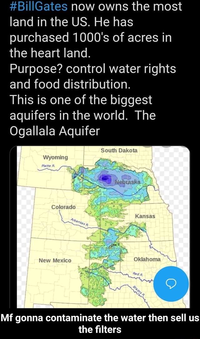 BillGates now owns the most land in the US. He has purchased 1000's of