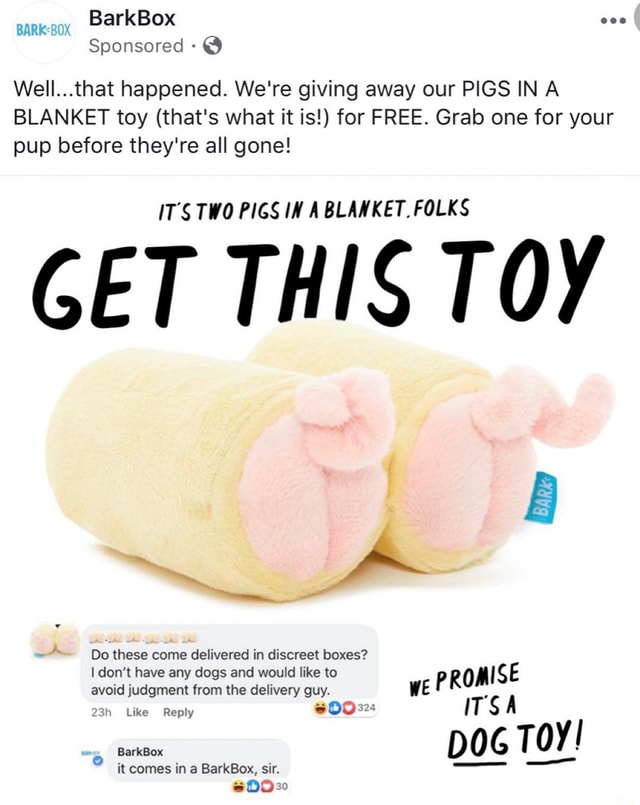 Barkbox pigs in a blanket discount