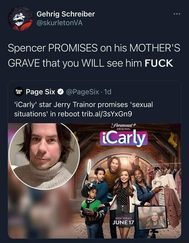 Gehrig Schreiber Spencer PROMISES on his MOTHER'S GRAVE that you WILL