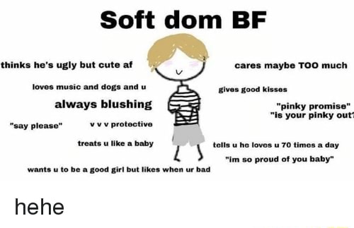 Soft dom BF loves music and dogs and u treats u like a baby L Y snm lay ...