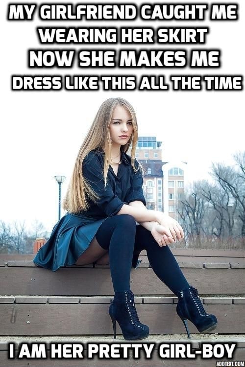 boy caught wearing girls clothes