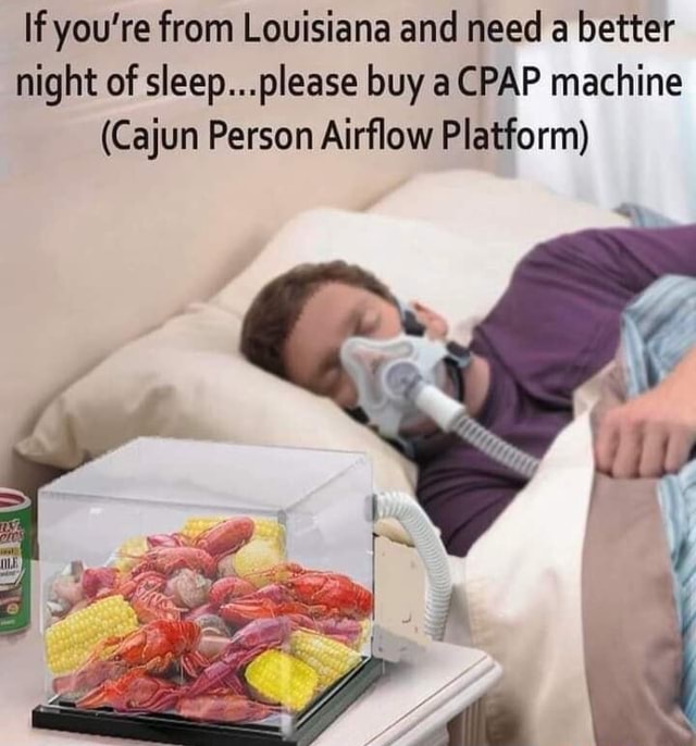 If you're from Louisiana and need a better night of sleep...please buy ...