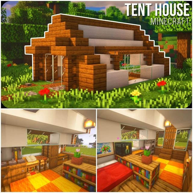 Tent House Minecraft - Ifunny