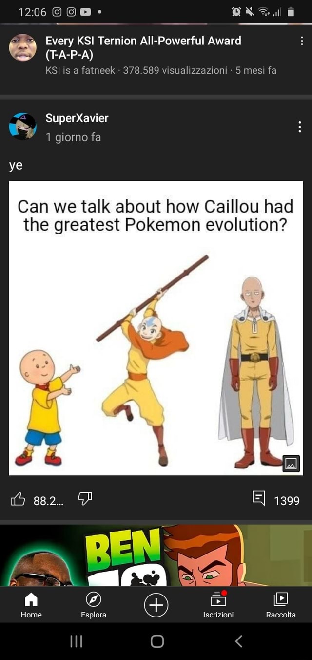 Be all Every KSI Ternion AllPowerful Award (TAPA) KSI is a fatneek