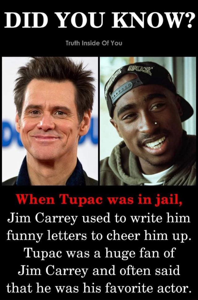 Did You Know Truth Inside Of You Jim Carrey Used To Write Him Funny Letters To Cheer Him Up 0887