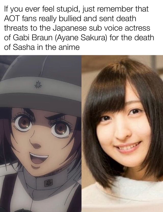 Featured image of post The Best 26 Gabi Braun Sasha Aot Death