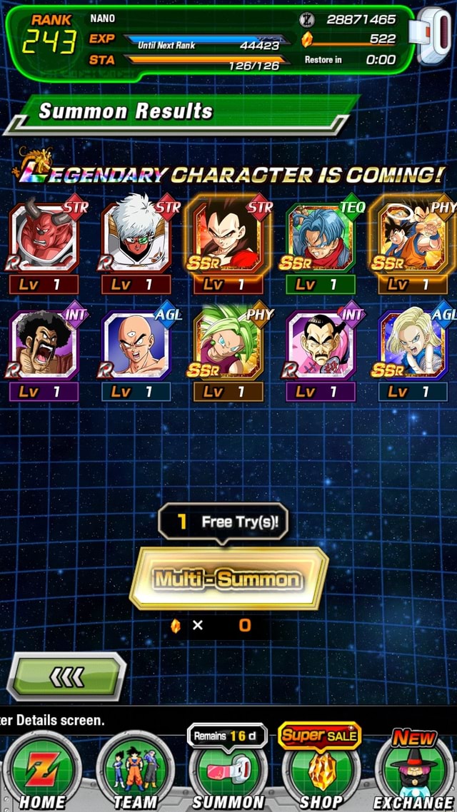 *LEGENDARY CHARACTER Is COMING! )