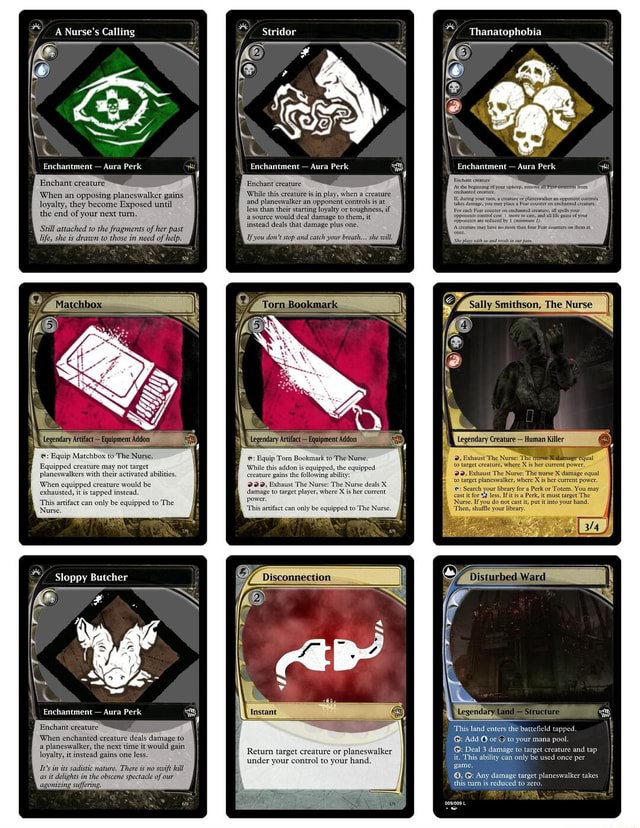 Magic the Gathering DBD cards - Enchantment - Aura Perk Enchant ...