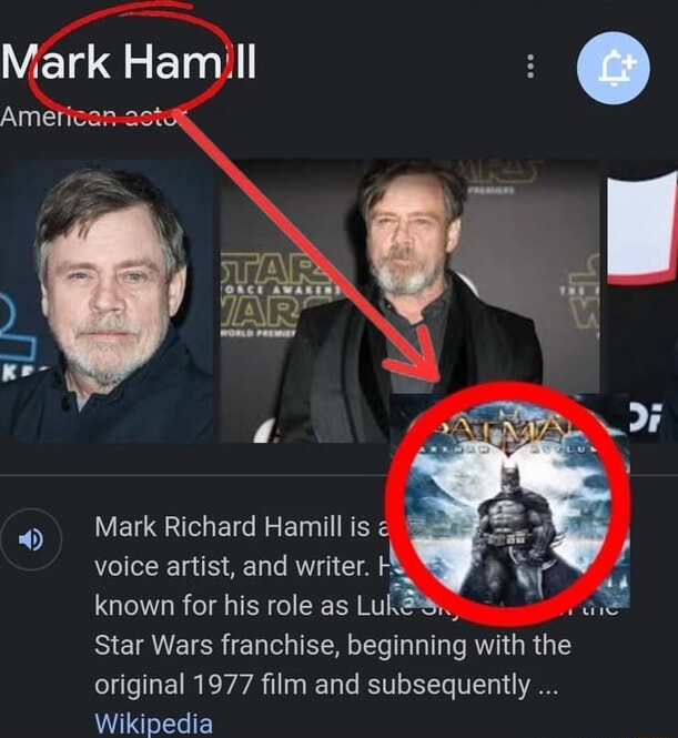 Mark Hamill, Wiki