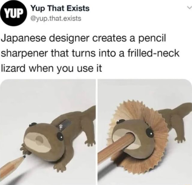 That Exists Japanese designer creates a pencil sharpener that turns