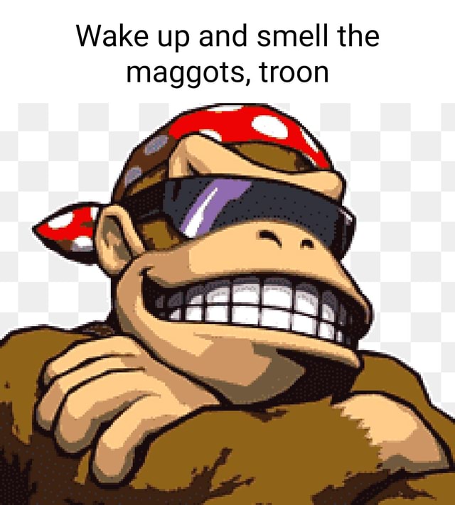 Wake Up And Smell The Maggots Troon IFunny wake-up-and-smell-the-maggots-troon-ifunny