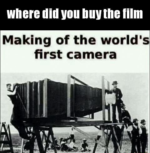 making the world's first camera