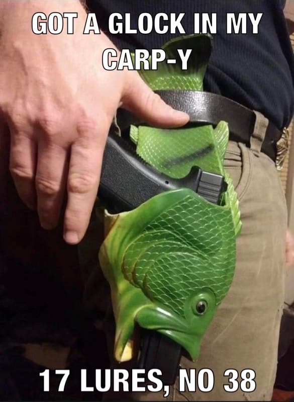 GOT A BLOCK IN MY CARP-Y 17 LURES, NO 38 - iFunny Brazil