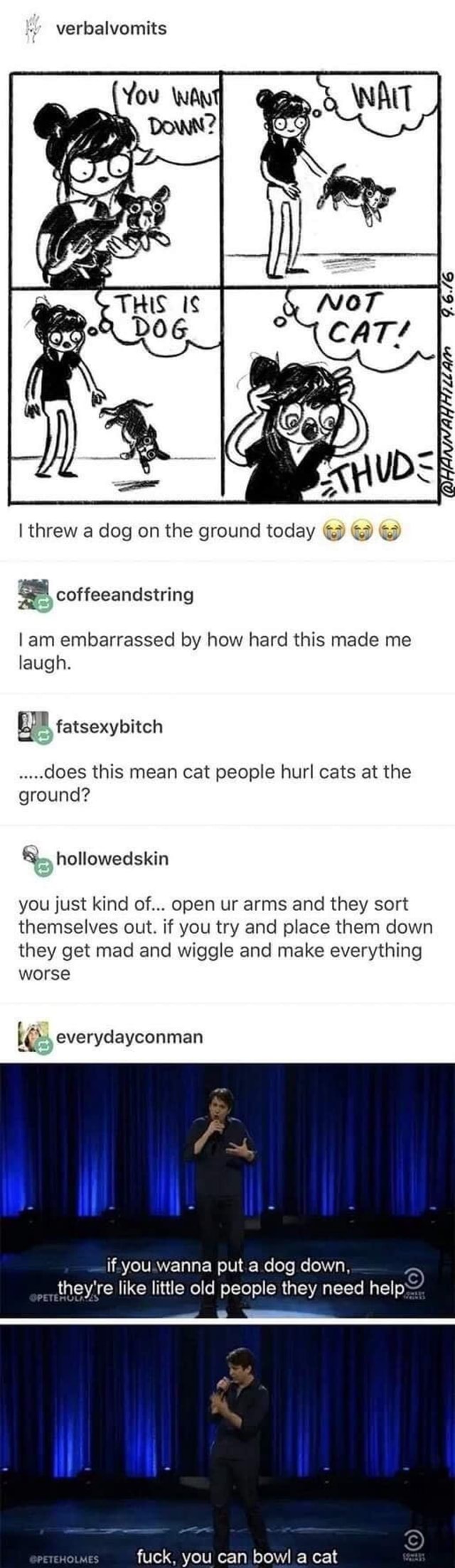 Verbalvomits I am embarrassed by how hard this made me laugh. does this