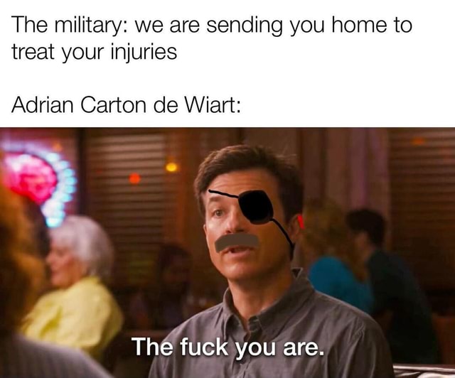 The military we are sending you home to treat your injuries adrian