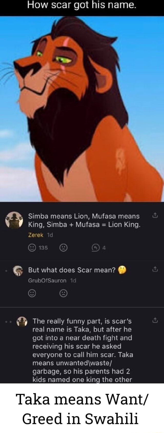 how-scar-got-his-name-i-i-simba-means-lion-mufasa-means-king-simba-mufasa-lion-king-but