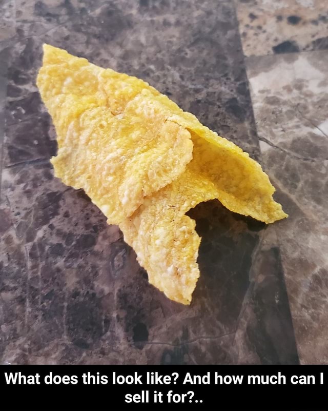 What does this look like? And how much can I sell it for?.. What does