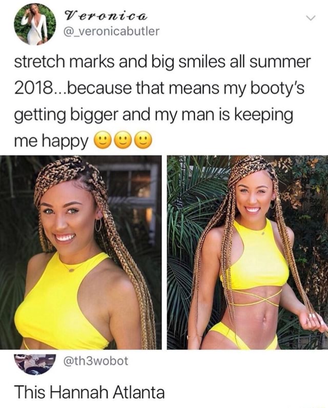 Hannah marks bikini
