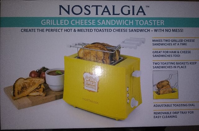 Nostalgia Grilled Cheese Toaster