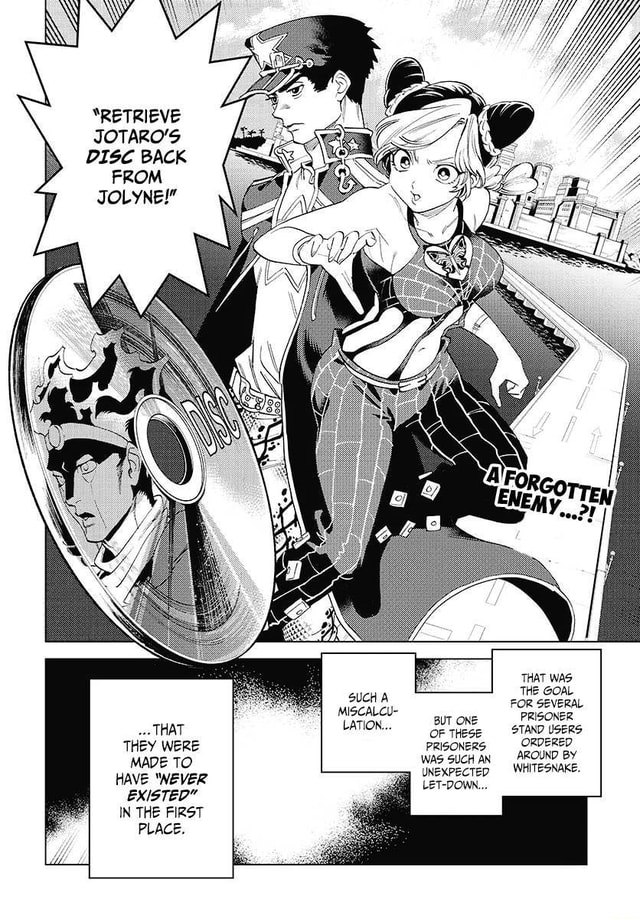 "RETRIEVE JOTARO'S DISC BACK FROM JOLYNE!" THAT WAS THE GOAL FOR